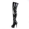 Pleaser - DELIGHT3027 Bottes cuissardes à plateforme - Noir Product image